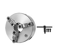 Lathe Chuck, K11-200A 3-Jaw Lathe Self-Centering Chuck with 3-M10 Mounting Thread, for Grinding Machines Milling Machines