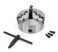 Lathe Chuck, K11-250A 3-Jaw Lathe Self-Centering Chuck with 3-M12 Mounting Thread, for Grinding Machines Milling Machines