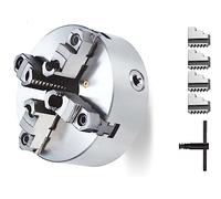 Lathe Chuck, K12-325A 4 Jaw Lathe Self-Centering Lathe Chuck with 3-M16 Mounting Thread, for Grinding Machines Milling Machines
