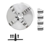 Lathe Chuck, K12-80 4-Jaw Self-Centering Lathe Chuck，Mini Lathe Chuck with 3-M6 Mounting Thread, for Grinding Machines Milling Machines