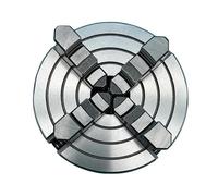 Lathe Chuck K72-125 Back 3 Hole Install 4 Jaw Independent Chuck 125mm Manual Type Metal Scroll Chuck