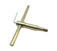 Lathe Chuck Key Wrench Adjustable 40CR Quenching T-Shape Labor Saving Power Machining Milling Machine Accessories