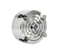 Lathe Chuck Lathe Chuck 125mm 4 Jaw Independent K72-125 with Back 3 Hole Install