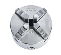 Lathe Chuck Lathe Chuck 125MM Big Bore 38MM 4 Jaw Self-Centering K12-125 Manual Scroll