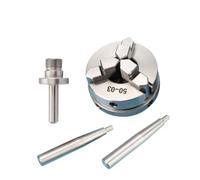 Lathe Chuck Micro Lathe Mini 50 65 80 Three-jaw 4 Jaw Stainless Steel Chuck Household Woodworking Chuck Four-jaw