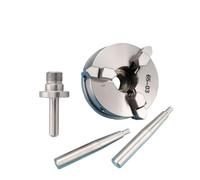 Lathe Chuck Micro Lathe Mini 50 65 80 Three-jaw 4 Jaw Stainless Steel Chuck Household Woodworking Chuck Four-jaw