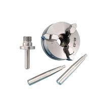 Lathe Chuck Micro Lathe Mini 50 65 80 Three-jaw 4 Jaw Stainless Steel Chuck Household Woodworking Chuck Four-jaw