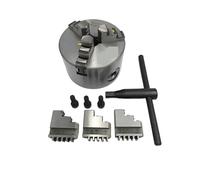 Lathe Chuck, Self Centering Lathe Chuck 3 Jaws Claw Manual Metal Scroll for Drilling Milling Machine Front Loading/Back Loading,Q-K11-160-Front Load