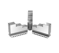 Lathe Chuck Spare Part Soft Jaws Internal Jaw and External Jaw 3 Jaw Chuck Jaws for 80MM 100MM(K11-100 External Jaw)