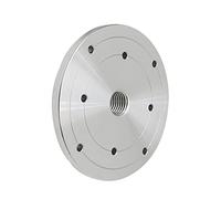 Lathe Chuck, Steel Wood Lathe Chuck Face Plate, M33 X 3.5mm / 1" X 8TPI / M18 X 2.5mm Thread Flange Faceplate, Woodworking Turning Tools(150mm M33x3.5)