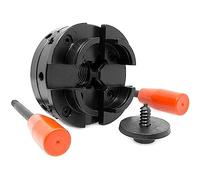 Lathe Chuck, Woodworking 4 Inch A-Type 4-jaw Self-Centering Chuck, Wood Turning Lathe Tool, for Grinding Machines Milling Machines (Size : 1-8TPI)