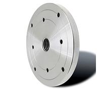 Lathe Chuck,Wwood Lathe Accessories, 2'' 3'' 4'' 6'' Wood Lathe Faceplate, Silver Steel Threaded Wood Lathe Chuck Flange for Wood Turning Tool Accessories(150mm M33x3.5)
