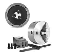 Lathe Chucks 1PCS K11-80 3 Jaws Manual Lathe Chuck with Turning Machine Tools Accessories K11-80 3-Jaw Lathe Chuck Self-Centering Metal