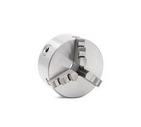 Lathe Chucks 3 Jaw 130mm Chuck 4th/A Axis Self-Centering Manual Chuck K11 Fourth Jaw for CN-C Engraving Milling Machine Lathe Machine