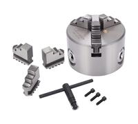 Lathe Chucks,3-Jaw Self-Centering Alloy Attachments,80mm Precision Wood Metal Lathe Chuck - for Engraver Router Milling Machine Machining Center Drilling Woodworking Woodworker