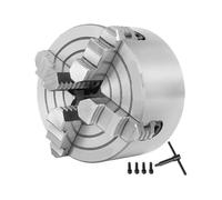 Lathe Chucks 4 Jaw Manual Lathe Chuck 125mm K72-100 K72-125 Independent Reversible W/ 4PCS Mounting Screw for Wood Turning CN-C Drilling (Color : K72-100 100mm)