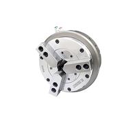 Lathe Chucks BK200TQ, Hollow Three-jaw Pneumatic Chuck, Large Aperture, Lathe for Machine Tool Accessories