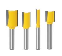 Lathe Cutting Tools Lathe Machine, 15pcs 1/4inch Router Bit Set Trimming Straight Milling Cutter for Wood Bits Tungsten Carbide Cutting Woodworking