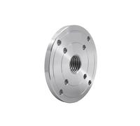 Lathe Face Plate 4" 100mm Lathe Face Plate for M33 M18 1 Inch Threaded Woodworking Machine Turning Chuck Flange Faceplate(M33 x 3.5)