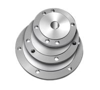Lathe Face Plate Flange,No Keyway Chuck Motor Shaft Flange,for self Centering K11/K12/K72-80 K11/K12/K72-100 Inner Hole 12-25mm Chuck(100-20mm)