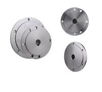 Lathe Face Plate Flange, Plate with Keyway Chuck Motor Shaft Flange,for self Centering K11-125 K12-125,K72-125 Inner Hole 16-32mm(19mm)
