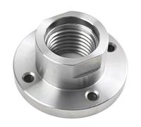 Lathe Face Plate for Woodturning Lathe Faceplate Silver Professional Accuracy Alloy Steel Construction for 34 x16TPI Spindle(33mm)