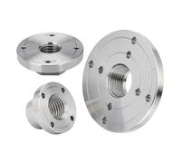 Lathe Face Plate Lathe Face Plate Fit M33 1-8TPI Thread Turning Machine Chuck Flange Faceplate 2 3 4 inch