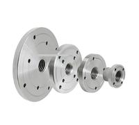 Lathe Face Plate Lathe Face Plate for Turning Machine, Threaded Chuck, Flange Faceplate, M33, M18, 1 in, 2 in, 3 in, 4 in, 6 in(A1)
