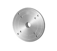 Lathe face Plate Lathe Face Plate M33 M18 1 Inch Threaded Turning Chuck 2" 3" 4" 6" Flange Faceplate(100mm- 1Inchx8TPI)