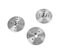 Lathe Face Plate Rust Resistant Steel Faceplate for Lathe 4 Inch Diameter Designed for Secure Fit on 1x8 Spindle Thread Spindles