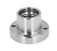 Lathe Faceplate 2 Inch Alloy Steel Wood Lathe Face Plate Extended Spindle Length Ideal Small Bowl Turning 1 Inch X 8 TPI Spindle