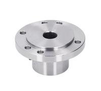 Lathe Faceplate High Manganese Steel Wear Resistant 6 Mounting Hole Chuck Faceplate for K11 80 K72 80 K12 80 80mm Chucks Heavy Duty Rust Free Sturdy Metal Flange Coupling Panel (25mm)