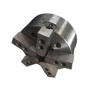 Lathe Five-jaw Chuck with Built-in Cylinder. Strong Clamping Force with 5 Pliers, Pneumatic Hollow Through Hole