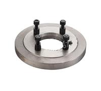 Lathe Flange C-Type Connection Transition Plate with C6140C6180 and Other Machine Tool Chucks C4 C5 C6 C8 C11 Three-jaw self-Centering Without Screws(500C11)
