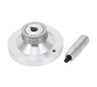 Lathe Handwheel 80mm | Aluminum Alloy Hand Wheel with Crank Handle for 7x12 / 7x14 / 0618 CJ18A Mini Lathes | 0-25mm Scale, CNC Accurate Machined