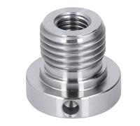 Lathe Headstock Spindle Adapter Premium Stainless Steel Chuck Insert Adaptor with 33mm Male 18mm Female Thread for Woodworking Lathe Tools