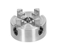 Lathe, Lathe Bearings Chuck 3 Jaws 4 Manual Self Centering Mounting Bolt Connecting Rod for Grinding Milling Turning Machine,for DIY CNC Machining Wood Stone(4 Jaws)