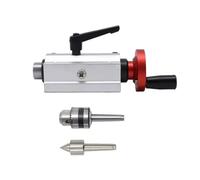 Lathe Live Center B12 Chuck Live Top Rotary Movable Drilling Tailstock Woodworking Retractable Top Seat(Set 1)