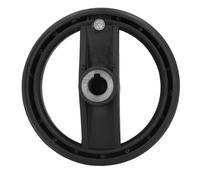 Lathe Machine Tool Plastic Handwheel with Folding Handle for Milling 12x100mm, Strong Insulation for Industrial Machine Tools