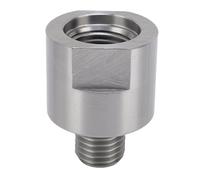Lathe Spindle Adapter Durable Steel Construction Stable 1-1/4 Inch Female to 1 Inch Male Thread Chuck Converter Woodworking