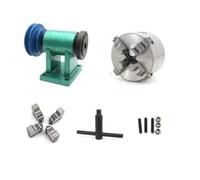 Lathe Spindle Assembly with Flange Connection Plate Three-jaw Four-jaw Chuck Transition Plate 80 Spindle(80 spidle fourjaw)