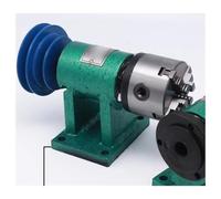 Lathe Spindle Assembly with Flange Connection Transition Plate 80/125/160/200 Spindle Three-jaw Four-jaw Chuck(80 spidle Three-jaw)