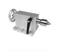 Lathe Tailstock Taper 2 Live Center Height 65mm Lathe Chuck Handle for CNC Router 4th Axis Engraving Machine