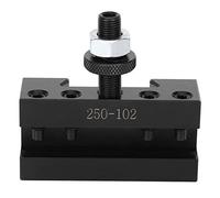 Lathe Tool Holder CNC Fast Change Turning Accessories Post 250 102 Column Black for Machining