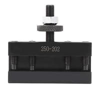 Lathe Tool Holder Fast Change Turning Accessory, High Carbon Steel CNC Tool Holder with Dovetail Groove for 250-202 Column, Rapid Tool Swap and High Rigidity for Machining