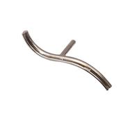 Lathe Tool Rest,Woodworking Lathe Tool,12 in Woodworking DIY Wood Turning S-Curved Stainless Steel Lathe Tool Holder Column Length 3in(Column Diameter 16mm)