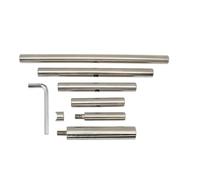 Lathe Tool Rest,Woodworking Lathe Tool,4/6/9/12 Inch Precision Woodworking DIY Lathe Steel Round Rod Tool Rest Kit Column Diameter 16MM/25MM Tool Rest Suitable for Woodworking Lathes
