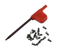 Lathe Tool & Screwdriver Set 20pcs Insert Torx Screws for Carbide Inserts M2 to M5 Essential Tool Kit (M3*8)