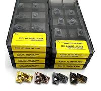 Lathe tools, 10pcs Cutters Inserts R390 11T308 PM 1025 1030 1040 1130 4020 Carbide Inserts for Lathe Metal Cutting Tools for indexable Cutting Tools Turning Insert(R39011T308M PM1030 New Packaging 10p