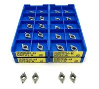 Lathe Tools， 10pcs DCGT070202 AK H01 Aluminum Insert Wood Turning Tool Cutting CNC DCGT 070202 Metal Lathe Tools(DCGT070202 AK H01)